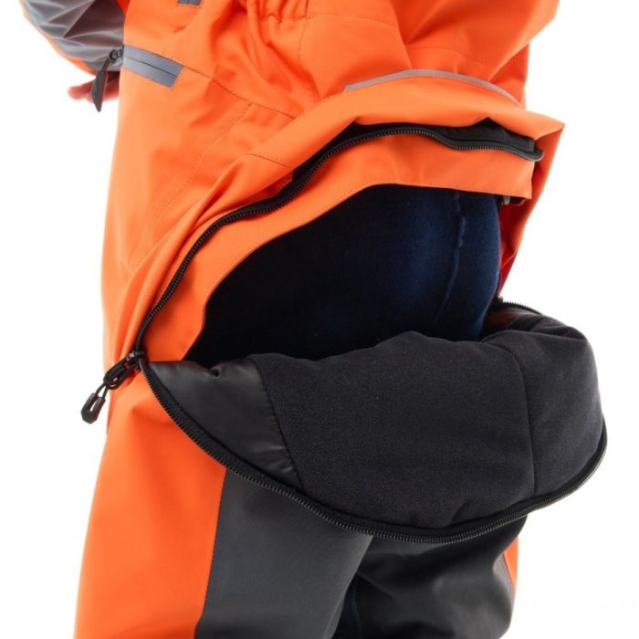 Зимний утепленный комбинезон Dragonfly Gravity Junior Grey - Orange