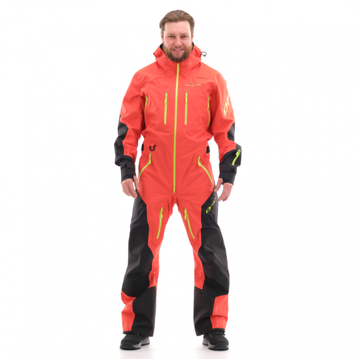 Снегоходный комбинезон Dragonfly SuperLight 3L MAN Red-Yellow