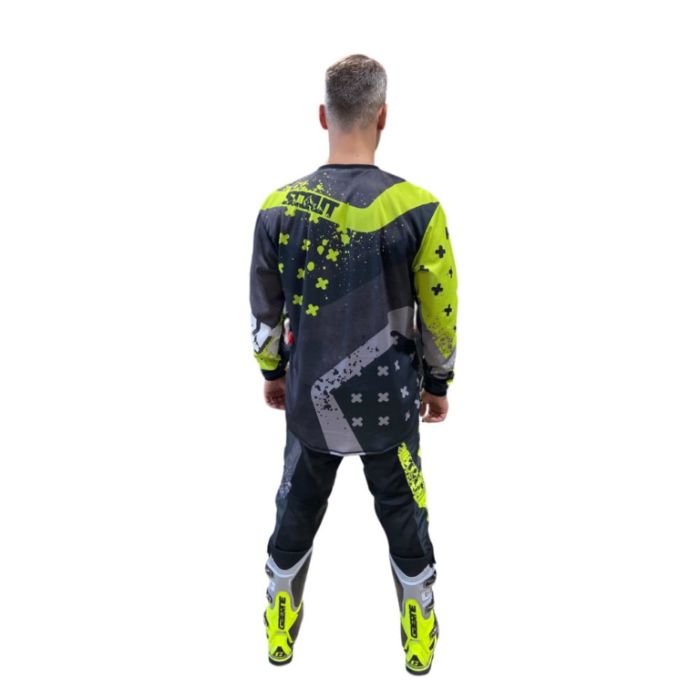Штаны кроссовые Scout Abstraction Neon