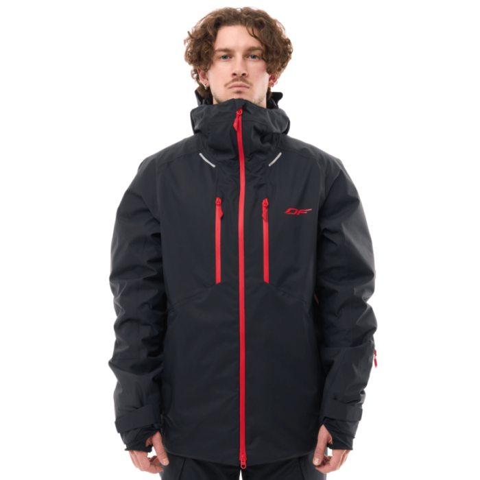 Куртка горнолыжная утепленная Dragonfly Gravity Man Black - Red