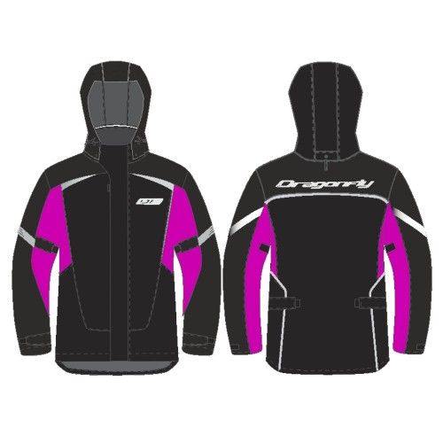 Дождевая куртка Dragonfly EVO Woman Black - Pink (мембрана) 2025