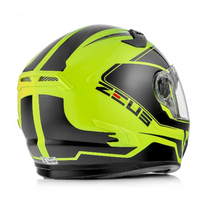 Шлем интеграл Zeus ZS-813A черно-желтый